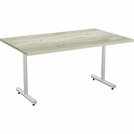 SPECIAL-T Table, Metallic Sand Base, 30inWx60inLx29inH, Aged Driftwood SCTKING3060SAD